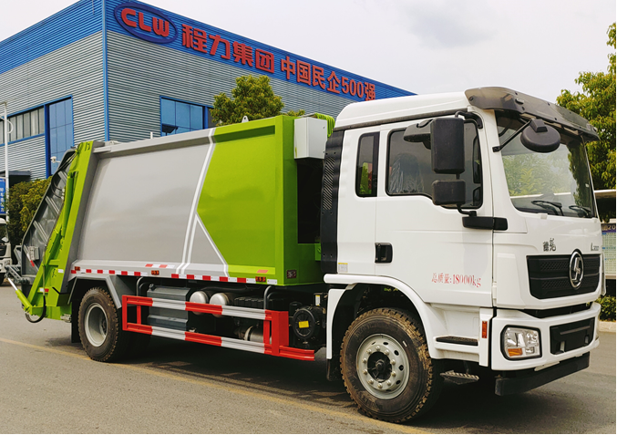 陜汽德龍14方壓縮垃圾車(chē)